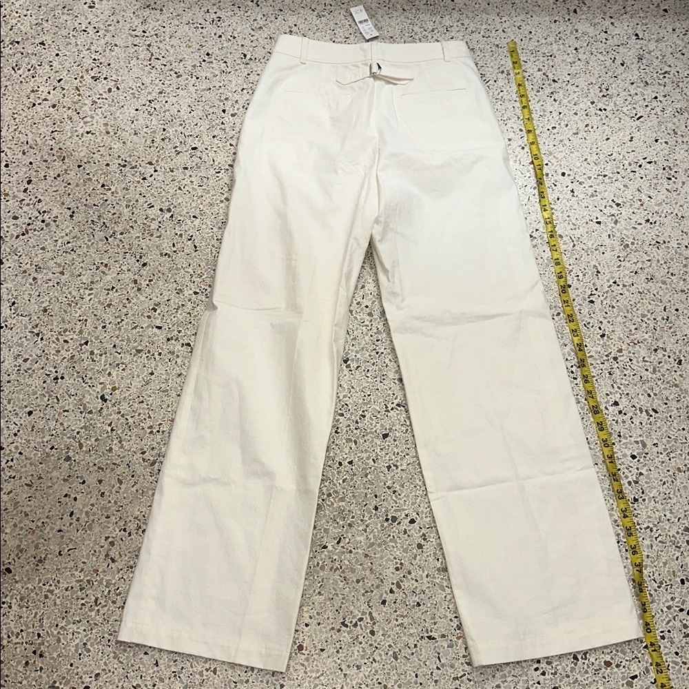 NWT J Crew white Kya chino pants 0 - Picture 8 of 8